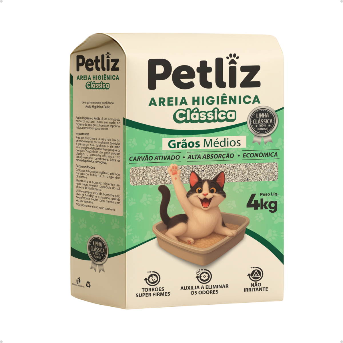 Areia Higiênica Petliz para Gatos – 4 kg - Imagem 9