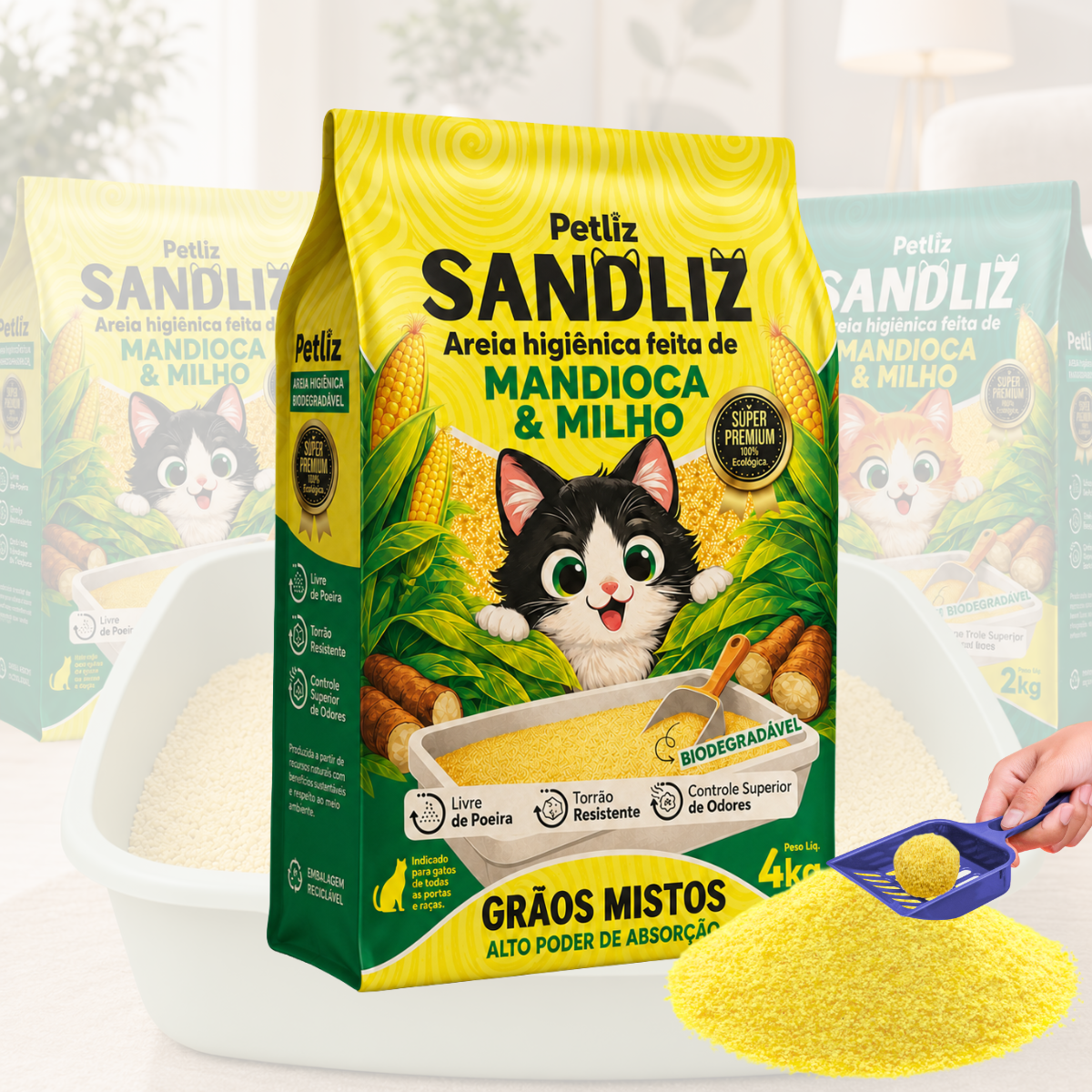 Areia Higiênica SandLiz - Imagem 3