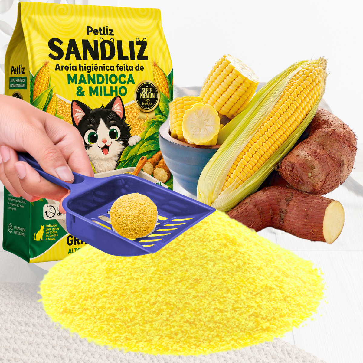 Areia Higiênica SandLiz - Imagem 4