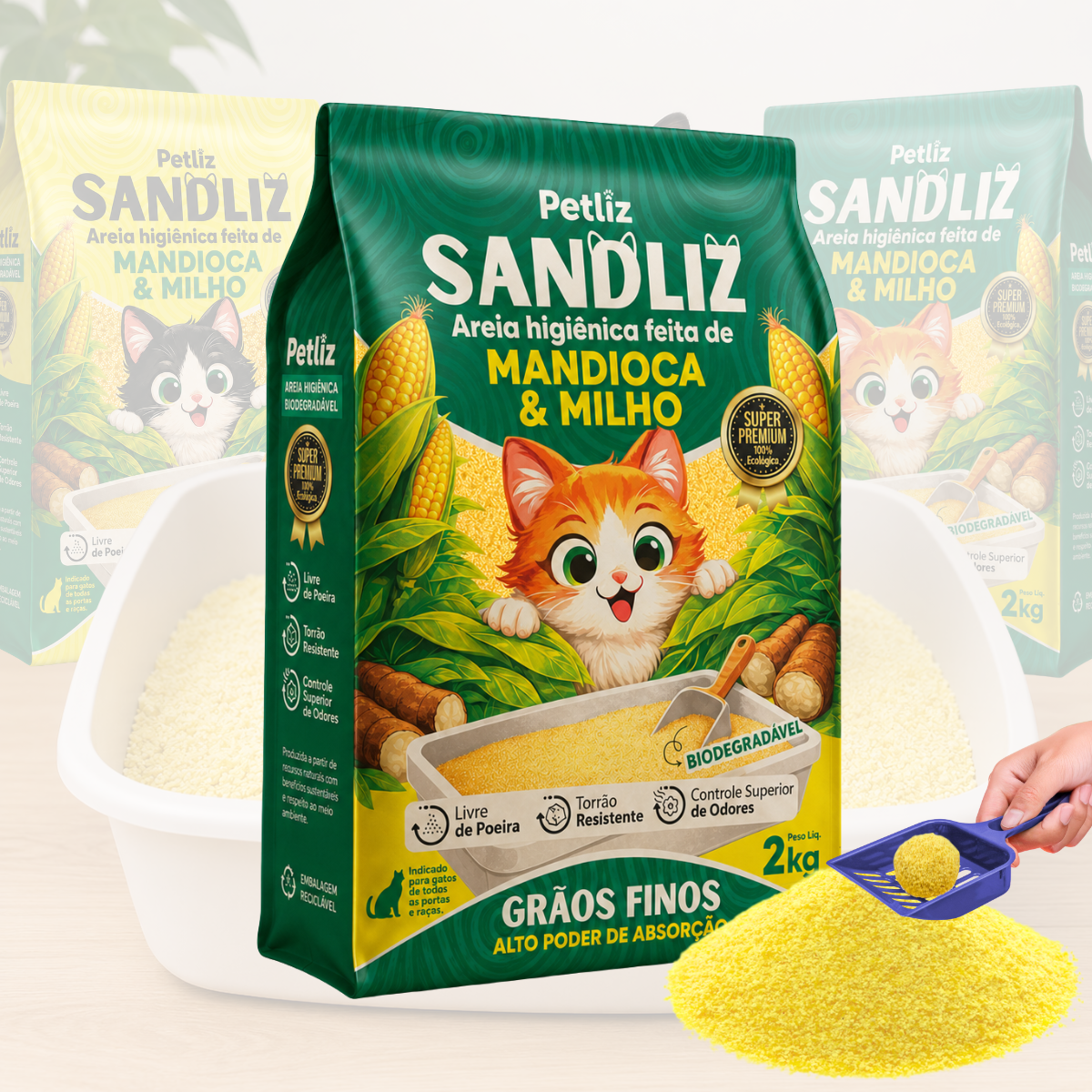 Areia Higiênica SandLiz - Imagem 6
