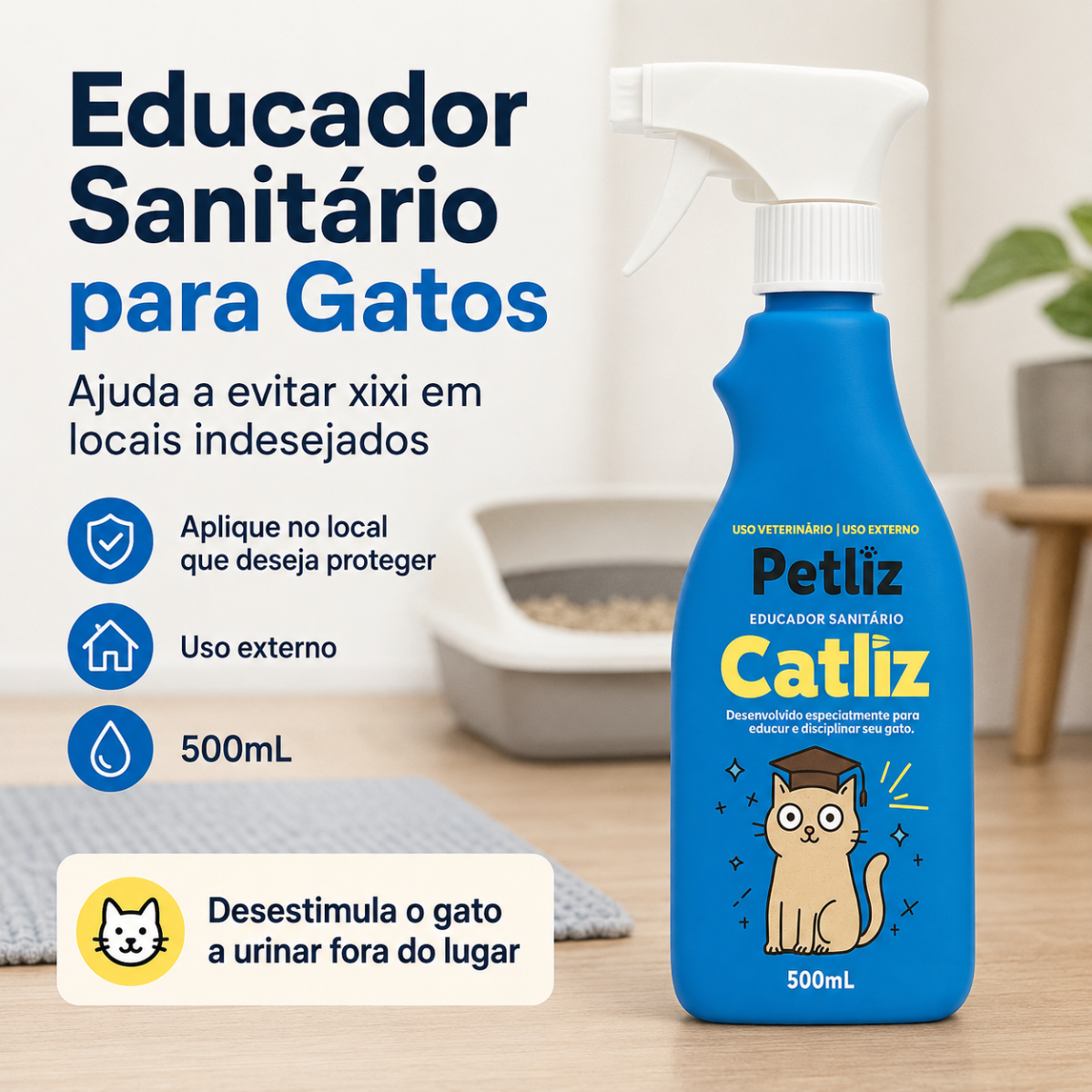 Catliz Educador Sanitário para Gatos - Imagem 2