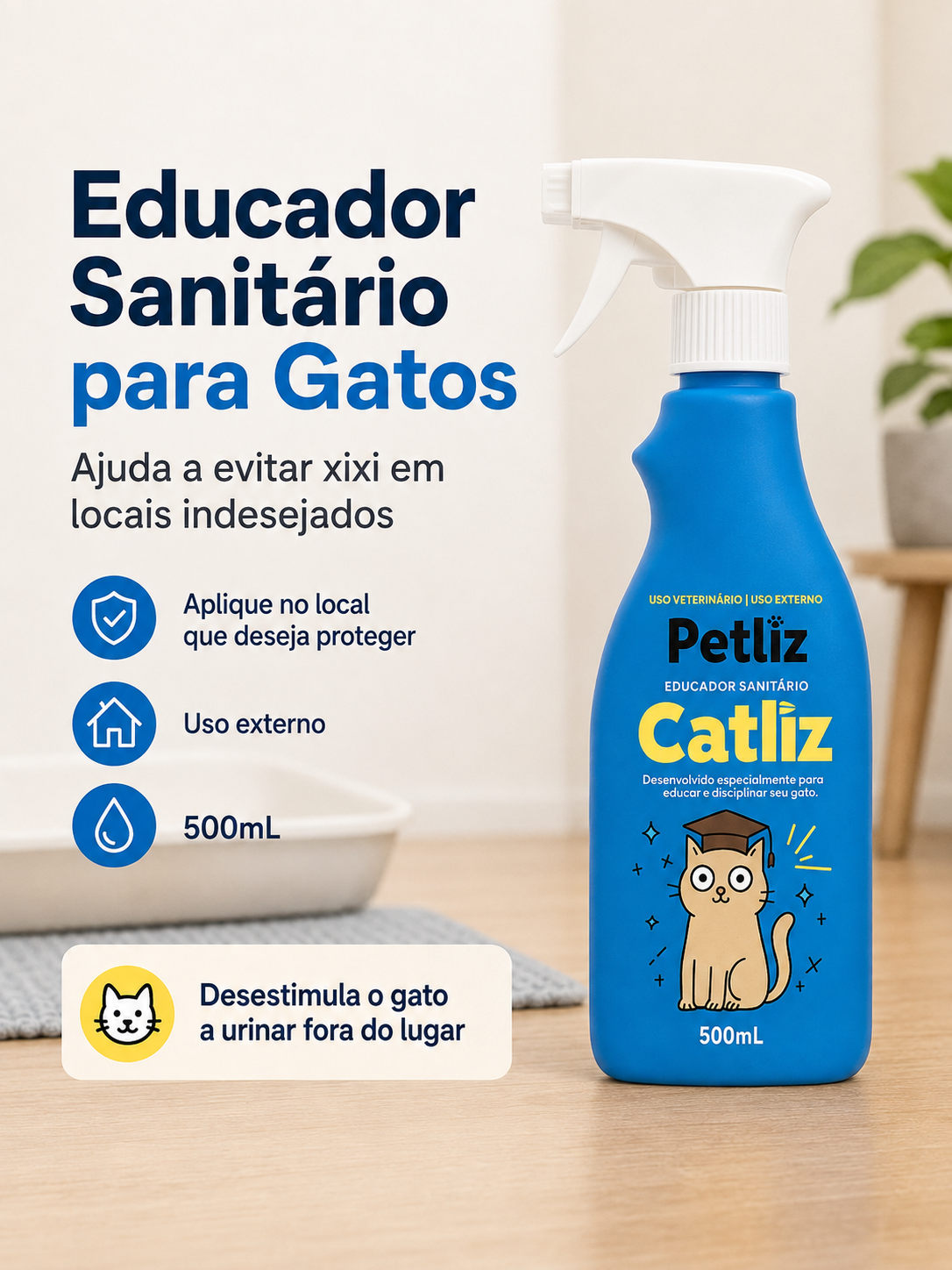 Catliz Educador Sanitário para Gatos - Imagem 2