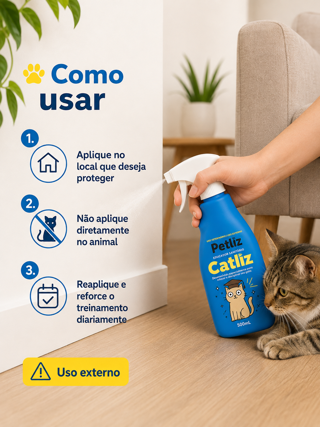 Catliz Educador Sanitário para Gatos - Imagem 3