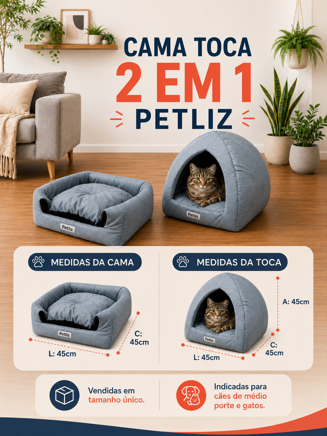 Caminha Toca Iglu 2 em 1 - Imagem 3