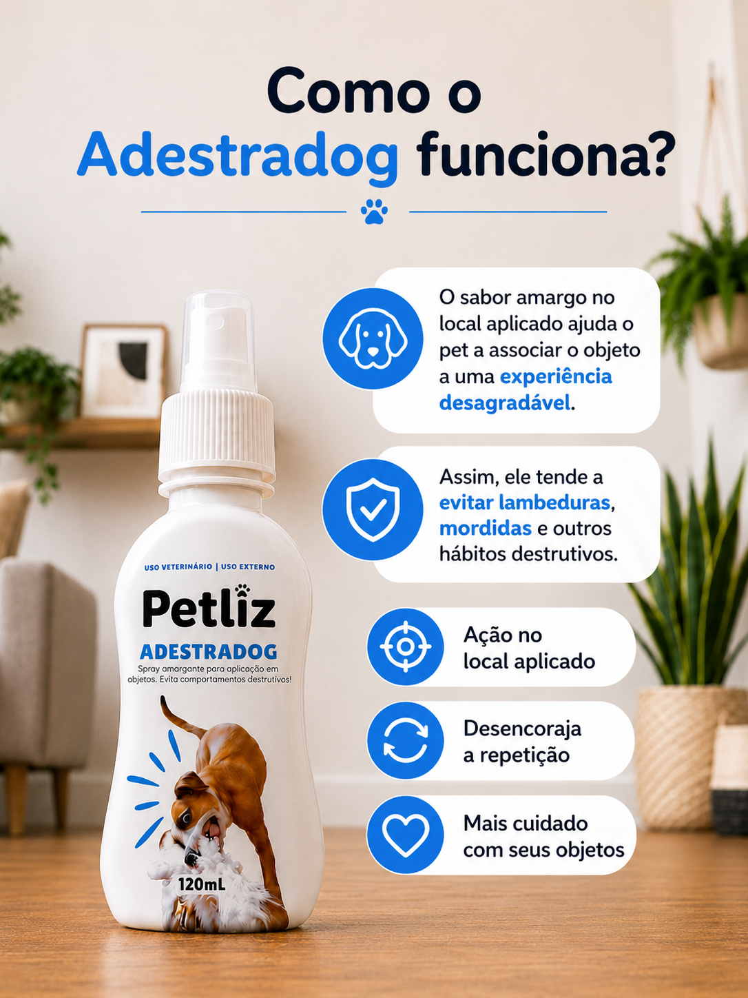 AdestraDog Petliz 120ml - Imagem 3