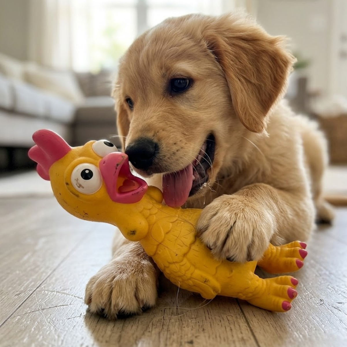 Galo Rey Gritador Petliz – Brinquedo para Cães - Imagem 4