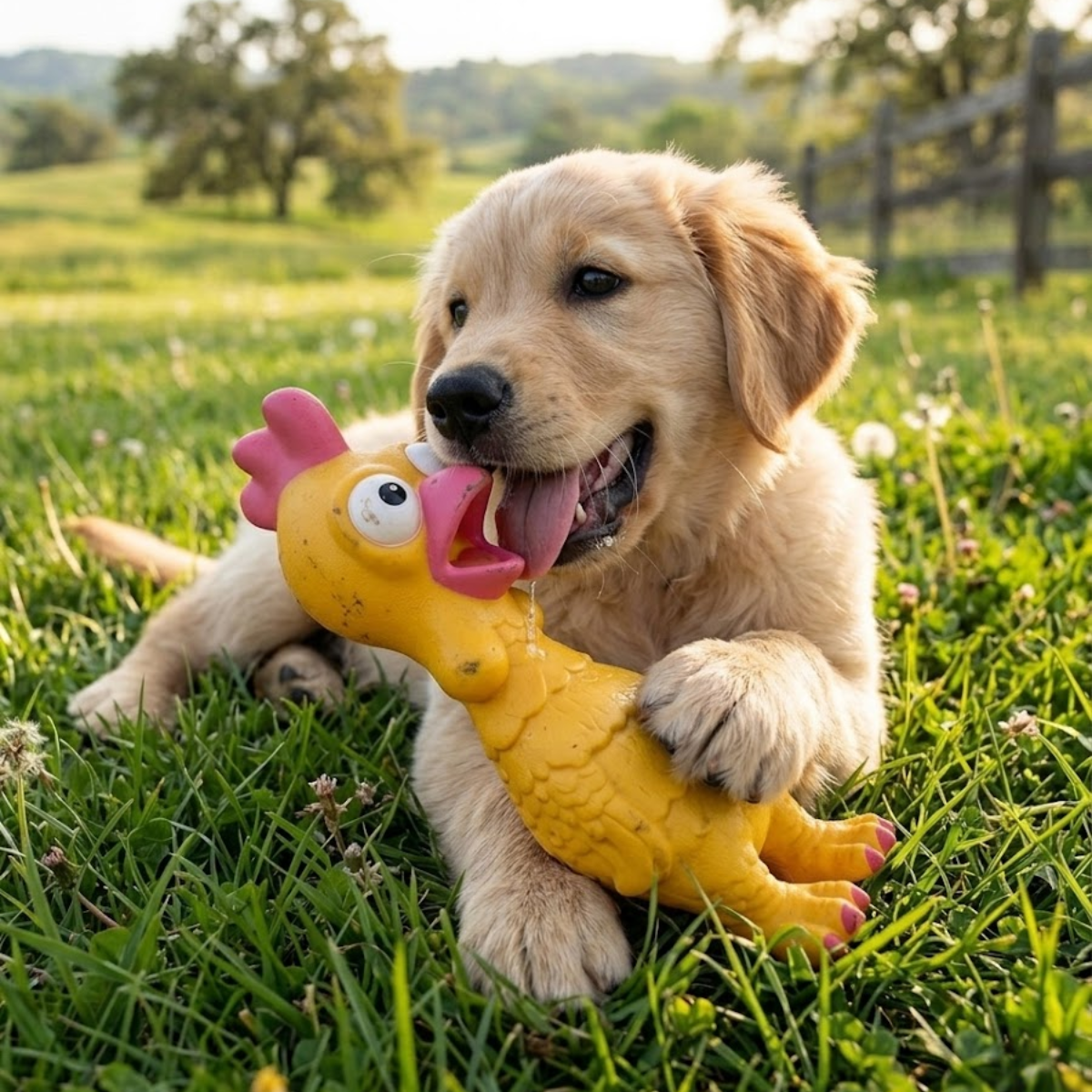 Galo Rey Gritador Petliz – Brinquedo para Cães - Imagem 5