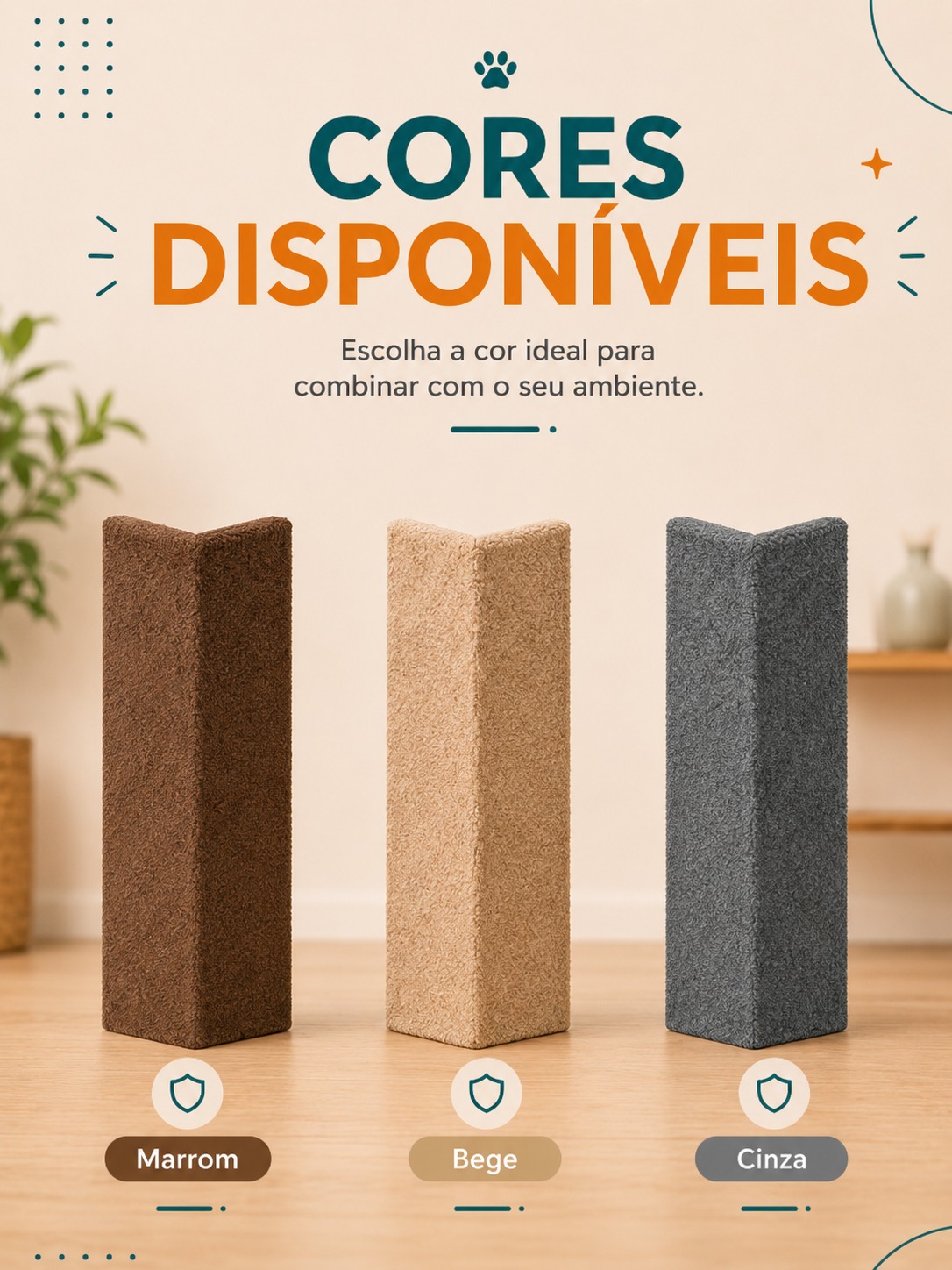 Arranhador de Canto para Sofá para Gatos – 55 cm - Imagem 4