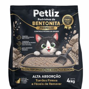 Areia/Granulado Higiênico Petliz para Gatos – 4kg