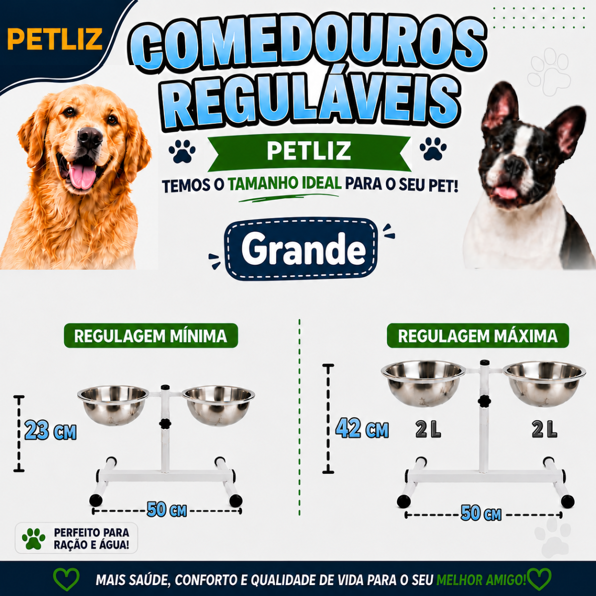 Comedouro Regulável Petliz - Imagem 6