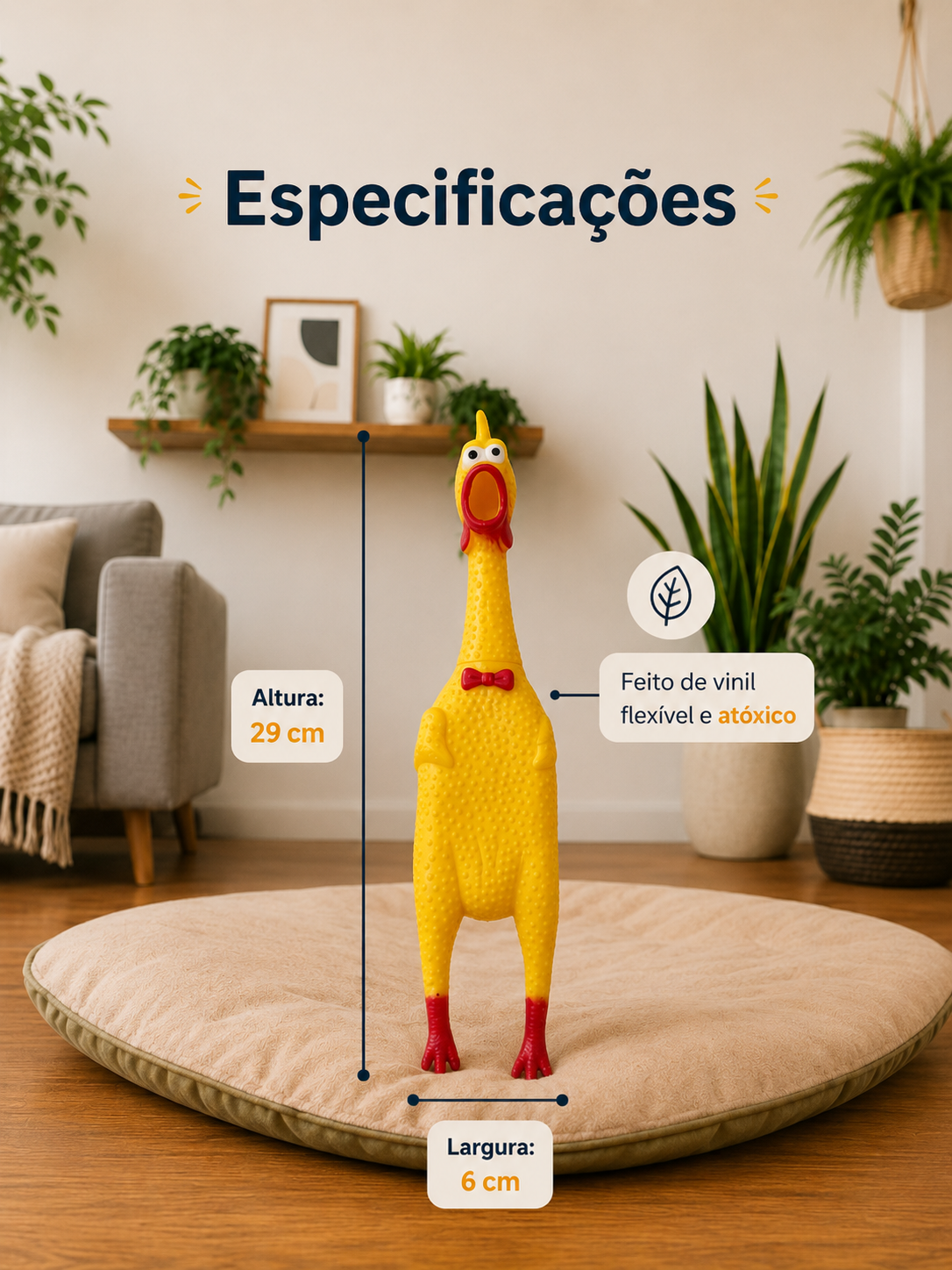 Kit Frango Roco / Frango Gritador Petliz - Imagem 3