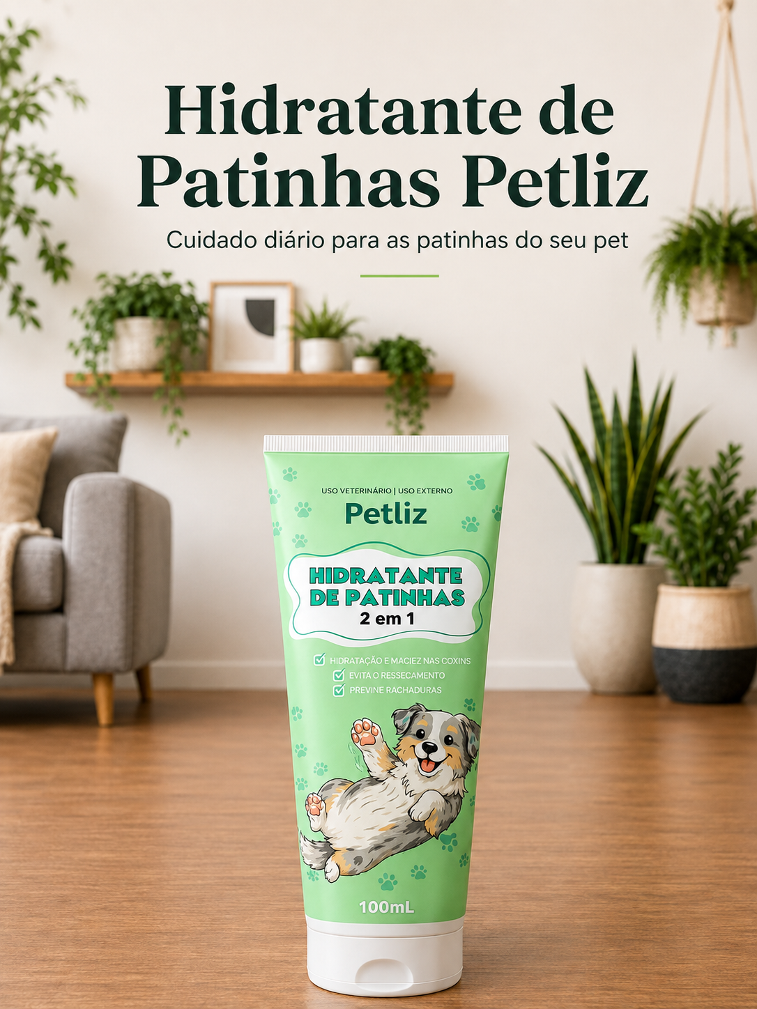 Hidratante de Patinhas Petliz 2 em 1 – 100 ml - Imagem 2