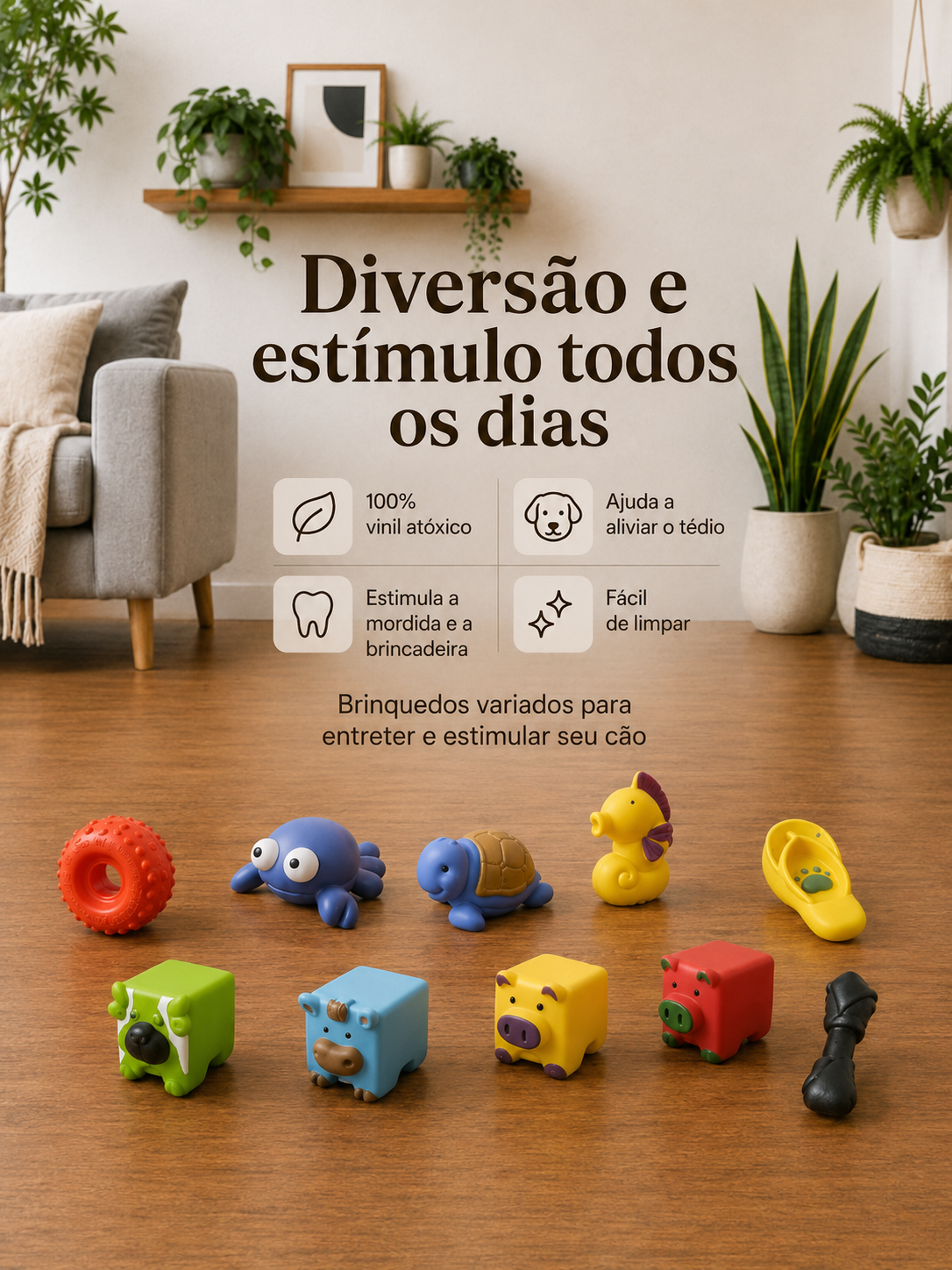Kit de Brinquedos Sortidos para Pets - Imagem 2