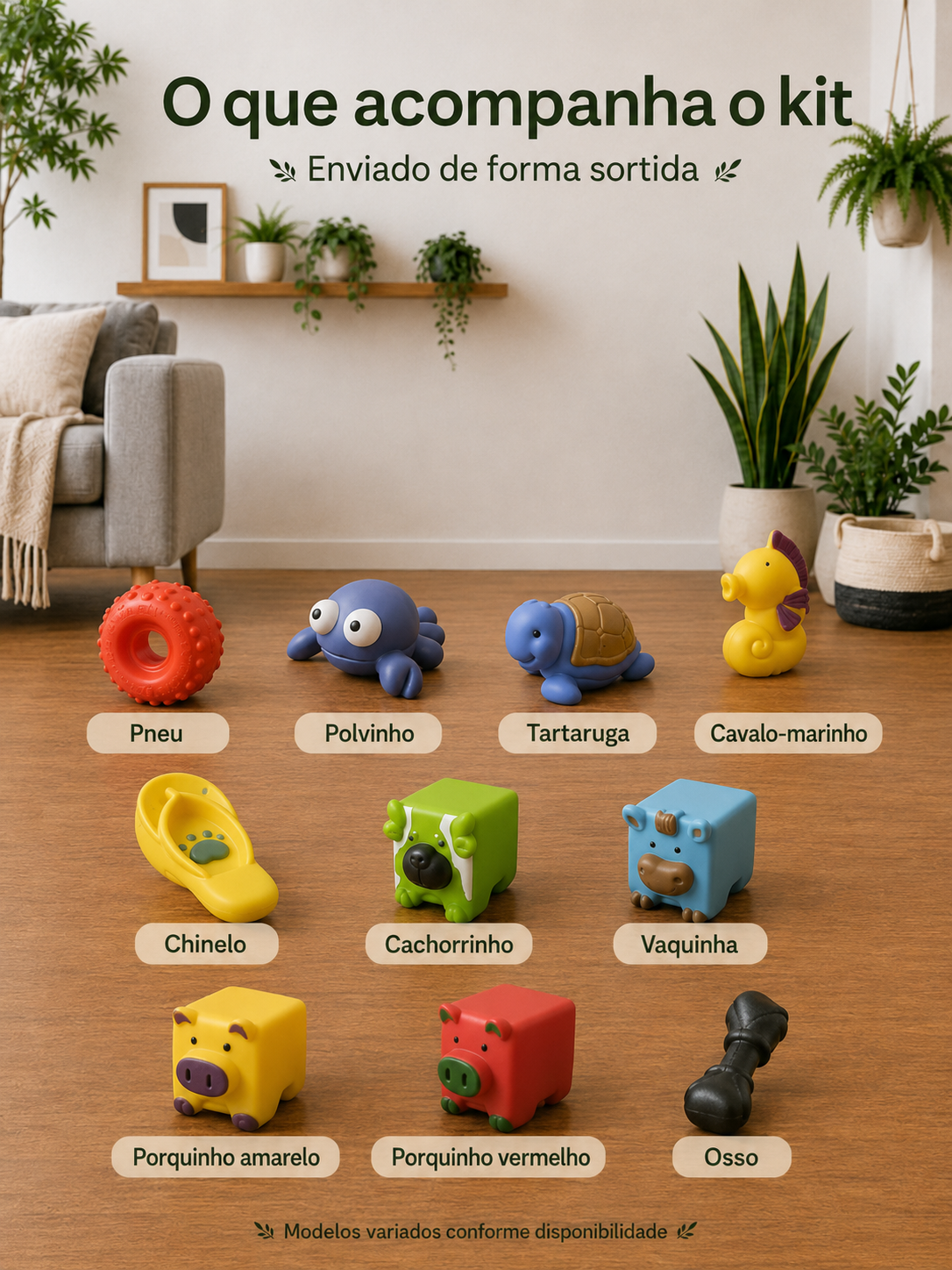Kit de Brinquedos Sortidos para Pets - Imagem 3