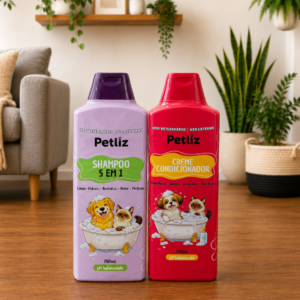 Shampoo e Condicionador Petliz 700ml para Cães e Gatos