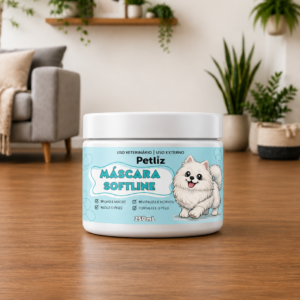 Petliz Máscara Softline 250ml – Hidratação, Brilho e Maciez para os Pelos