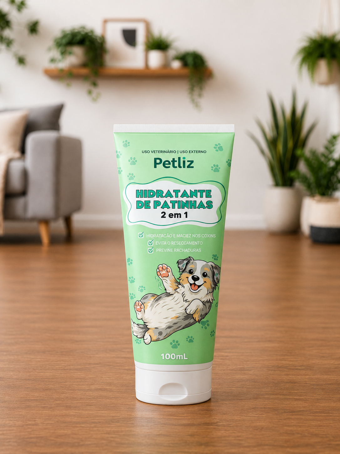 Hidratante de Patinhas Petliz 2 em 1 – 100 ml