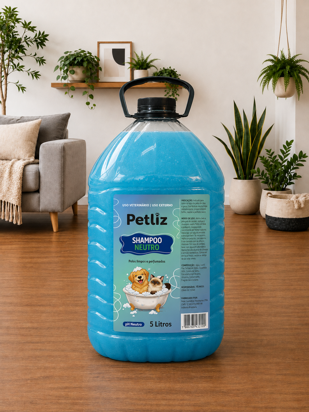 Shampoo e Condicionador Petliz 5 Litros para Cães e Gatos - Imagem 2