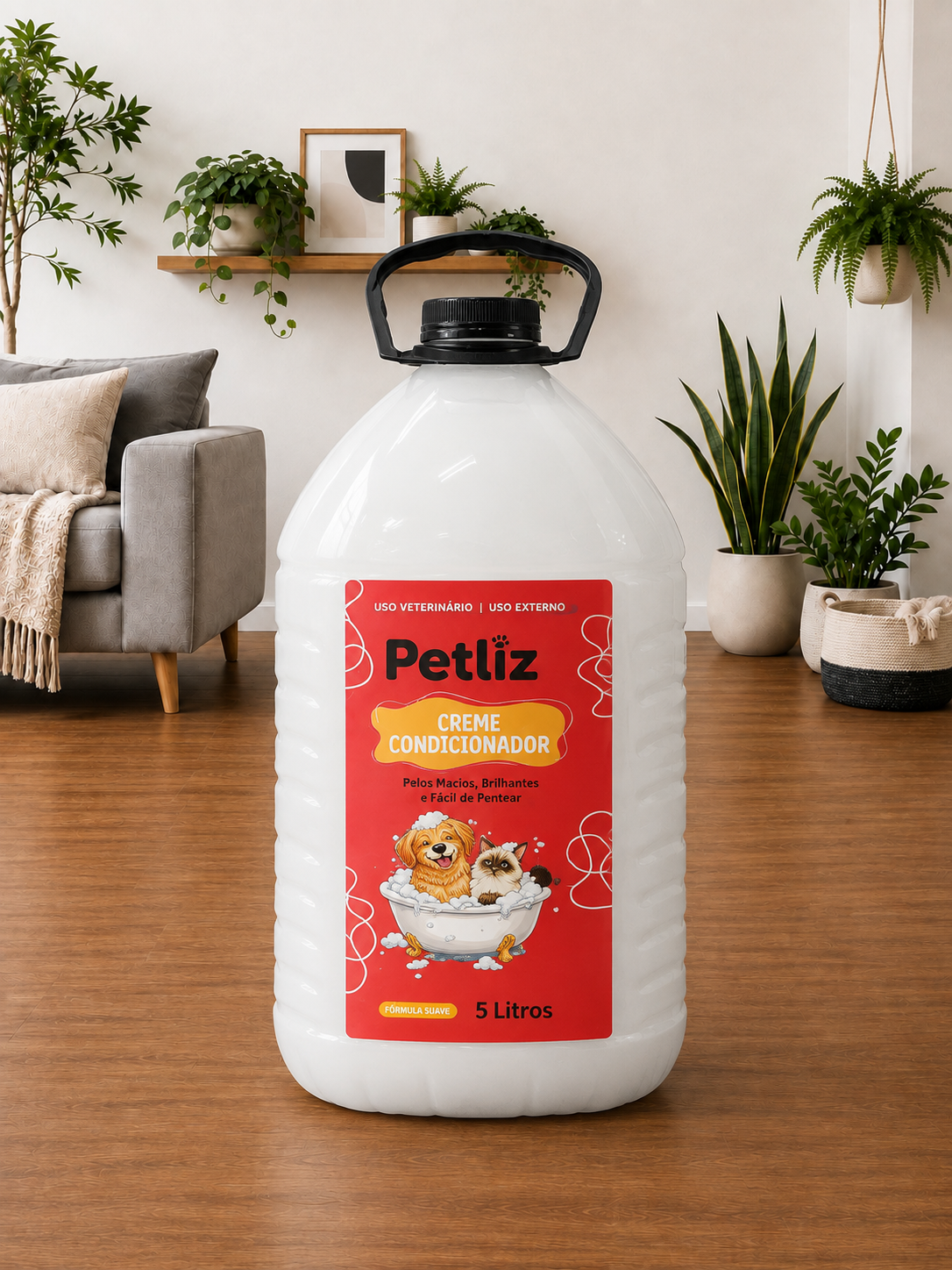 Shampoo e Condicionador Petliz 5 Litros para Cães e Gatos - Imagem 3