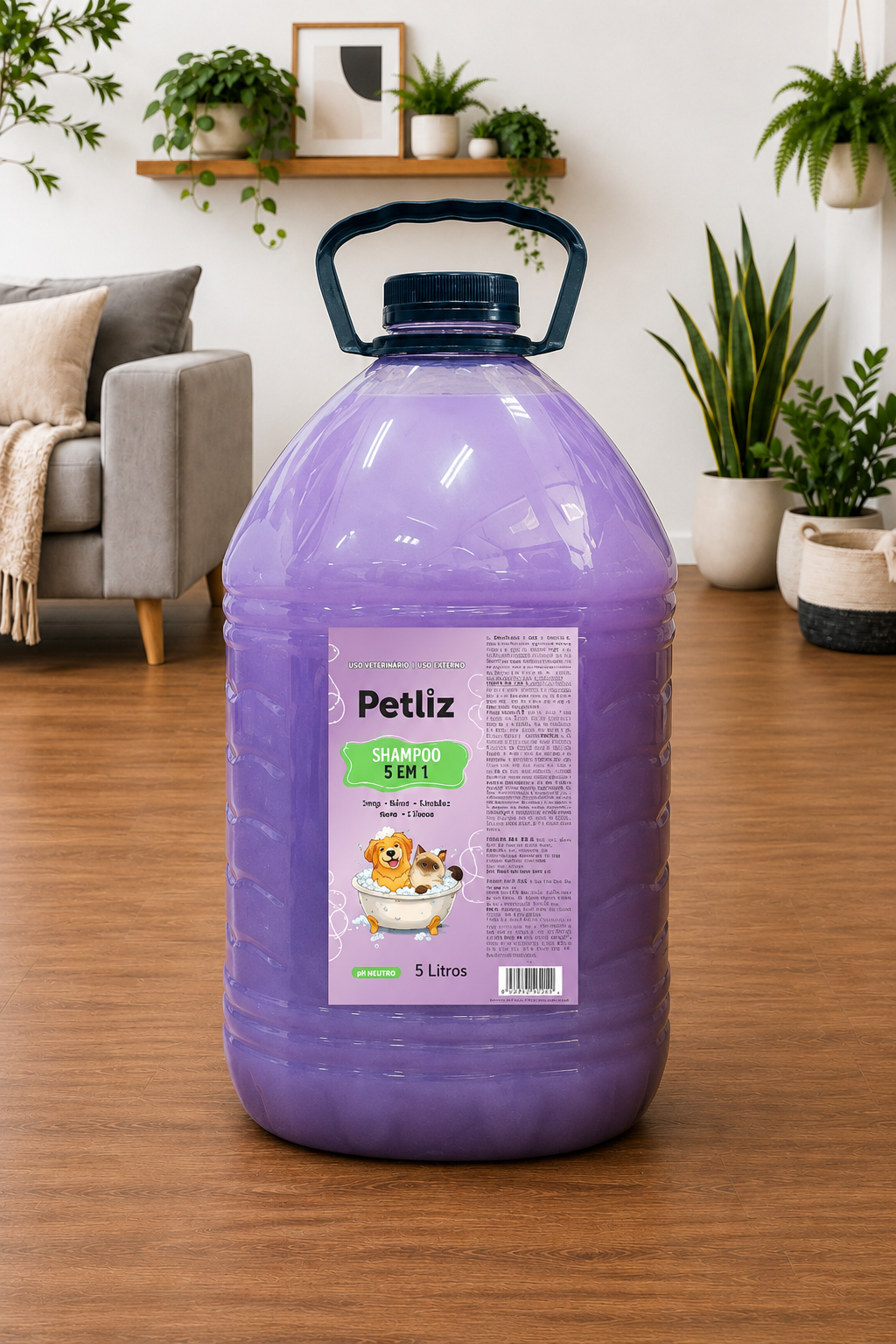 Shampoo e Condicionador Petliz 5 Litros para Cães e Gatos - Imagem 4