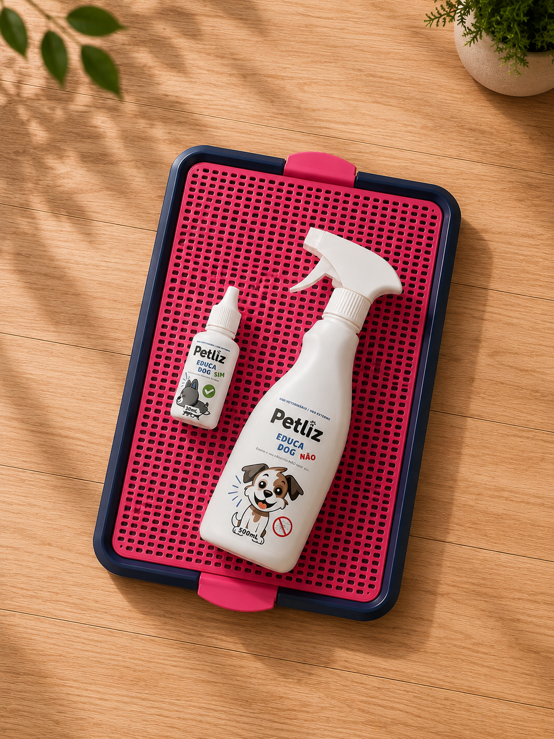 Kit Sanitário Canino Xixi Dog + Educadores Petliz