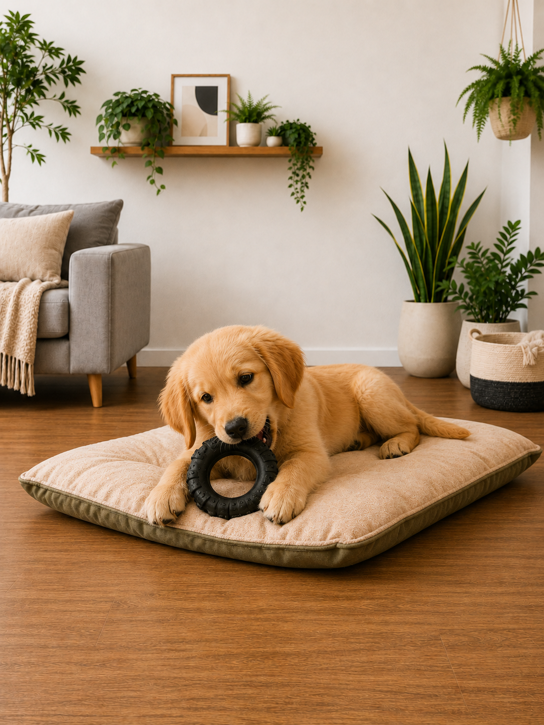 Brinquedo Pneu de Borracha Resistente para Cães