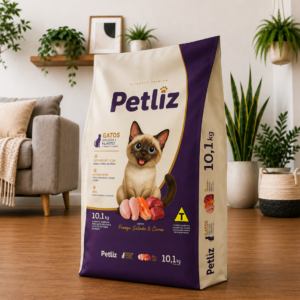 Ração Petliz Premium para Gatos Adultos e Filhotes 10,1 kg