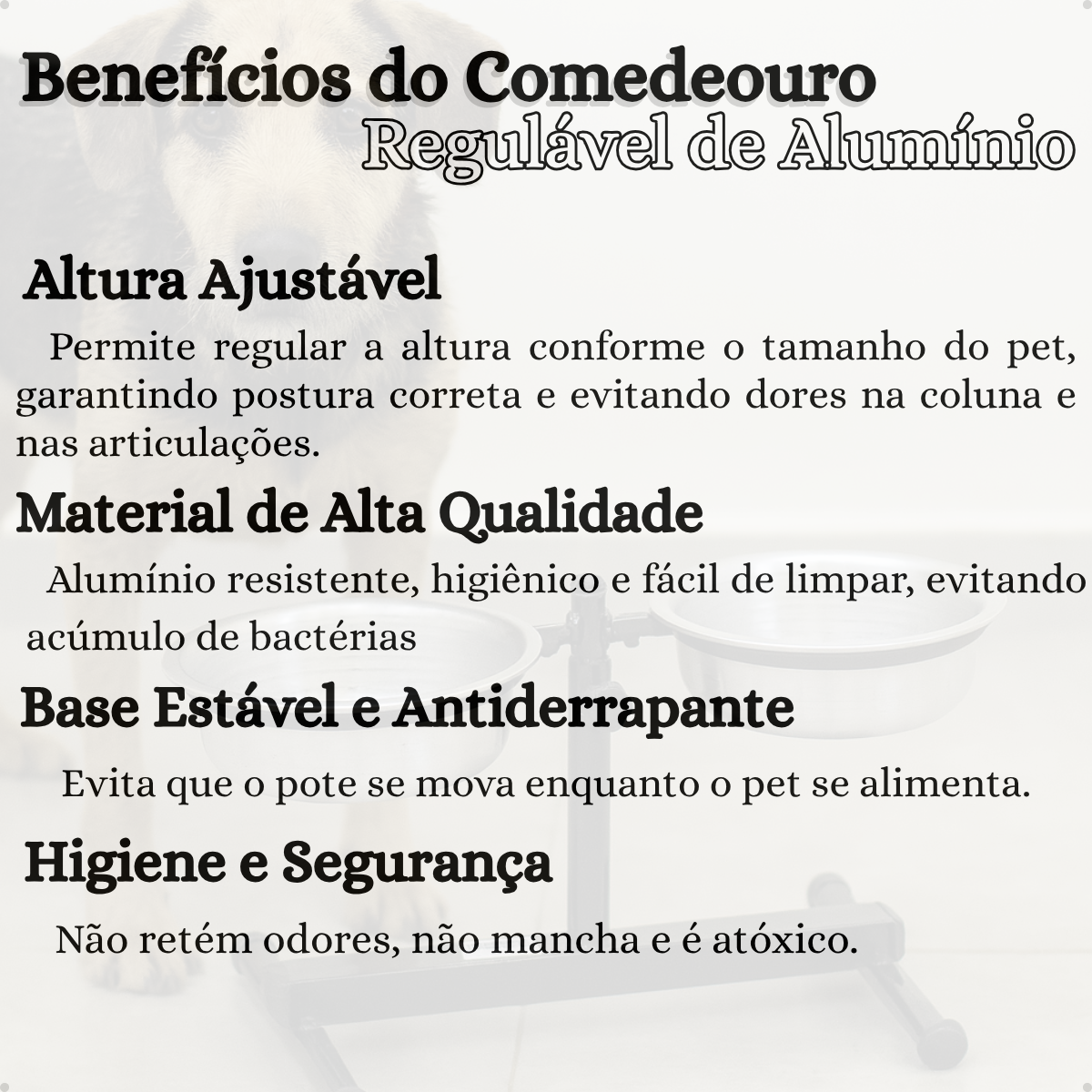 Comedouro Regulável Petliz - Imagem 11