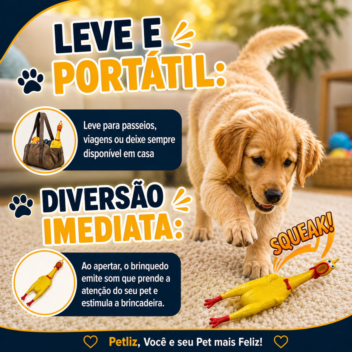 Kit Frango Roco / Frango Gritador Petliz - Imagem 10