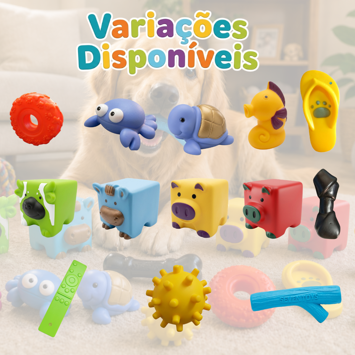 Kit de Brinquedos Sortidos para Pets - Imagem 6