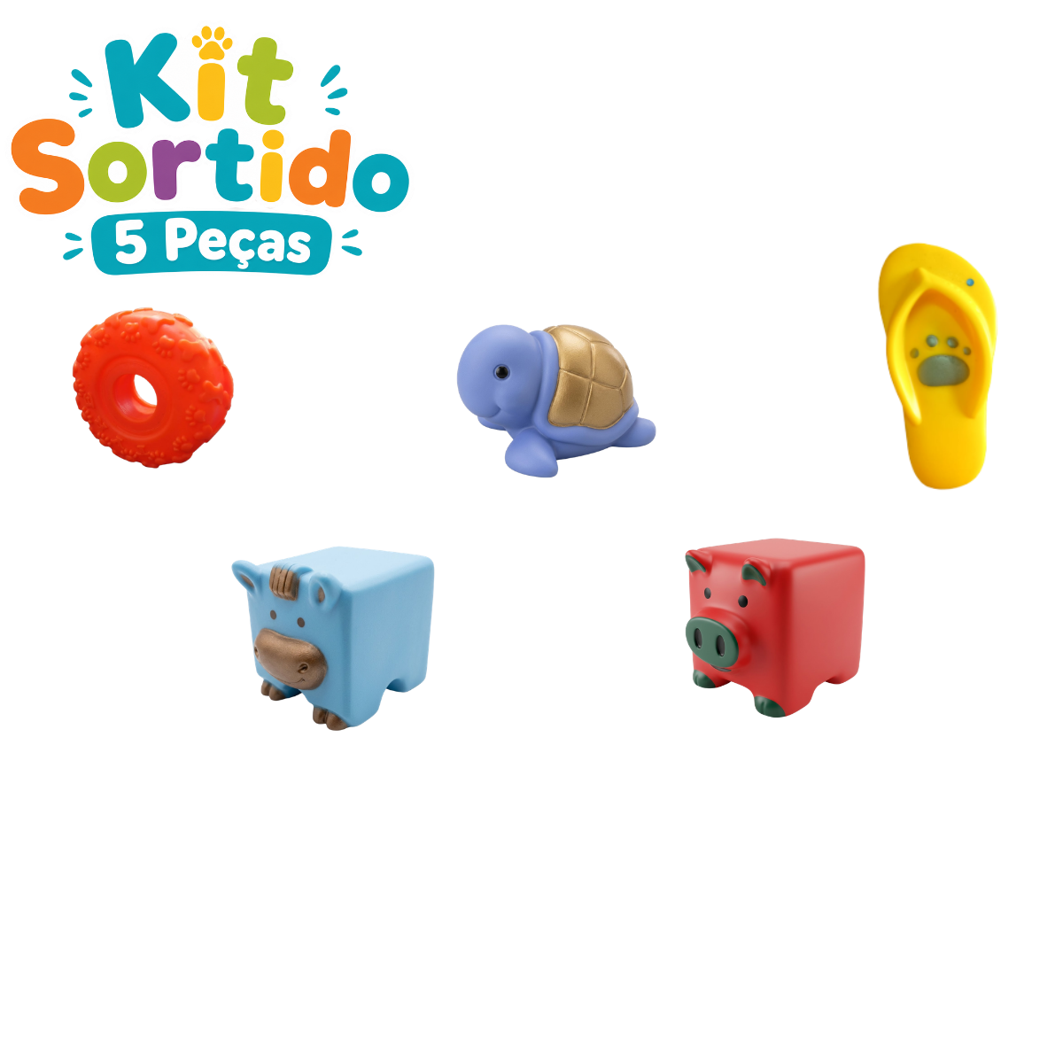 Kit de Brinquedos Sortidos para Pets - Imagem 4