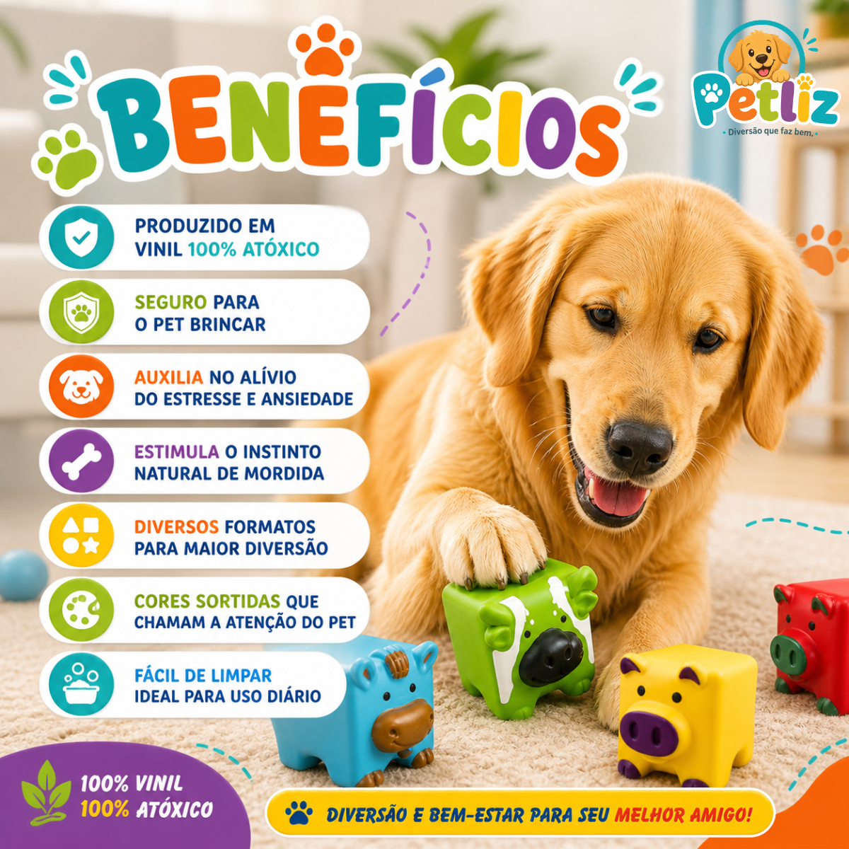 Kit de Brinquedos Sortidos para Pets - Imagem 8
