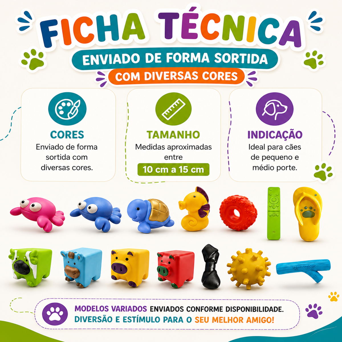 Kit de Brinquedos Sortidos para Pets - Imagem 11