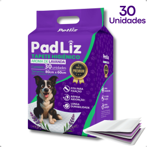 Tapete Higiênico PadLiz – Pacote com 30 Unidades