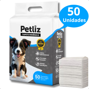 Tapete Higiênico Petliz - 50 unidades