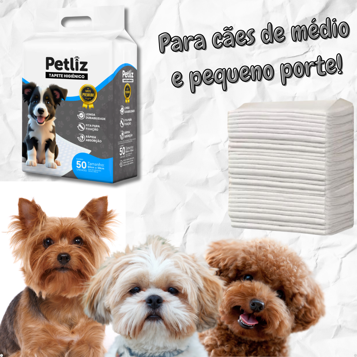 Tapete Higiênico Petliz - 50 unidades - Imagem 8