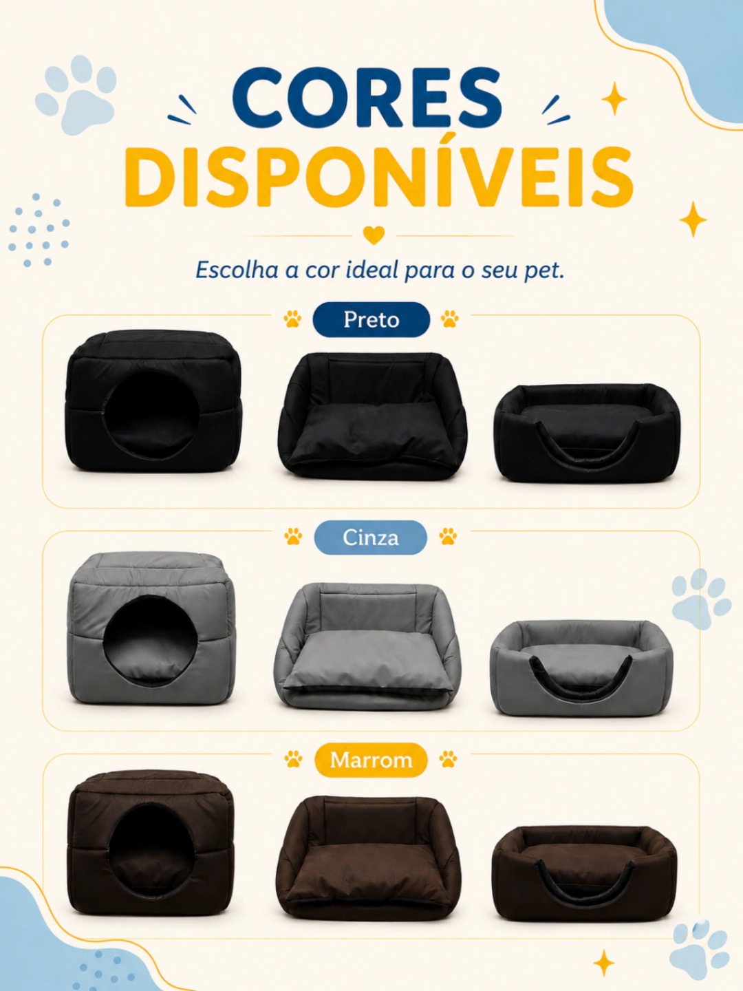 Cama Toca 3 em 1 para Cães e Gatos - Imagem 4
