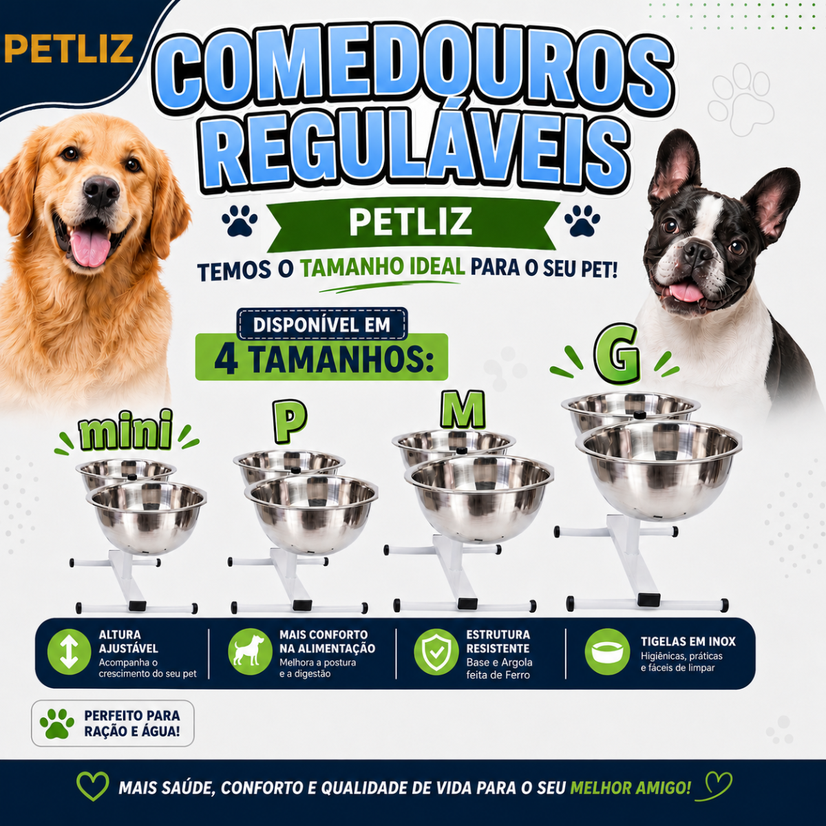 Comedouro Regulável Petliz - Imagem 10