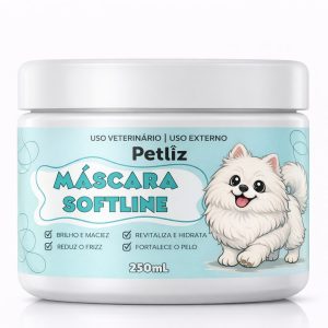 Petliz Máscara Softline 250ml – Hidratação, Brilho e Maciez para os Pelos